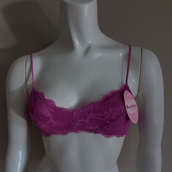 NWT Anemone Purple Lace Bra (S/M) - Picture 2 of 5
